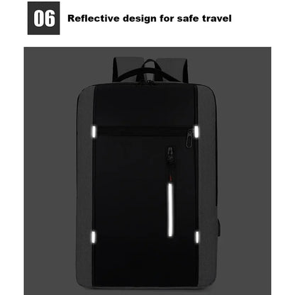 Sac à dos imperméable homme 15.6" grande capacité