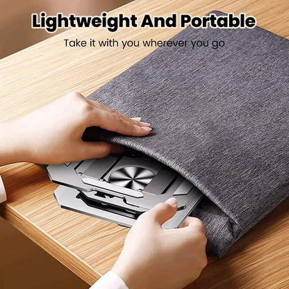 Support Pliable 360° pour PC & Tablette – Aluminium