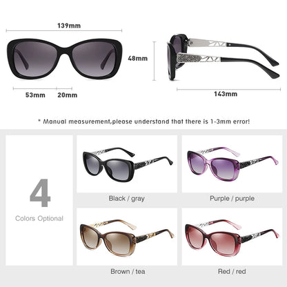 Lunettes de Soleil Femme LM | Polarisées UV400 Dégradées