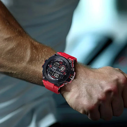 Montre Sport Homme Digitale – Étanche 30M & Look Militaire