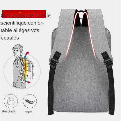 Sac à dos homme business USB – élégant & étanche