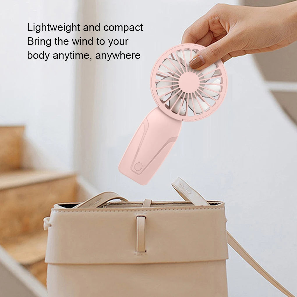 Mini Ventilateur Portable USB – Léger, Silencieux et Rechargeable pour l'Été