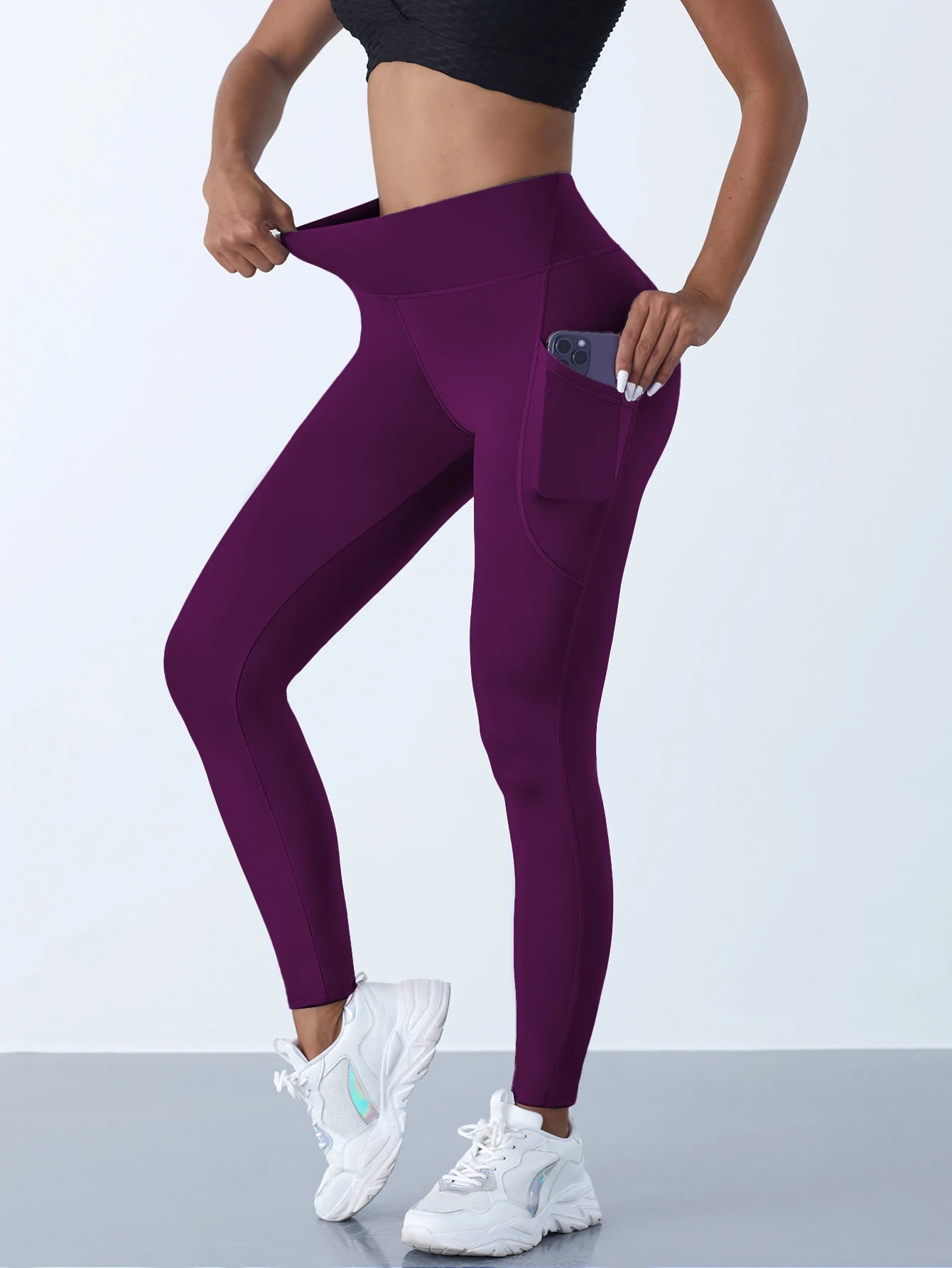 Legging Sculptant avec Poches – Confort & Style Sport