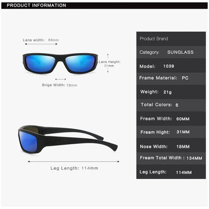 Lunettes de Soleil Polarisées UV400 Style Punk – HJYBBSN