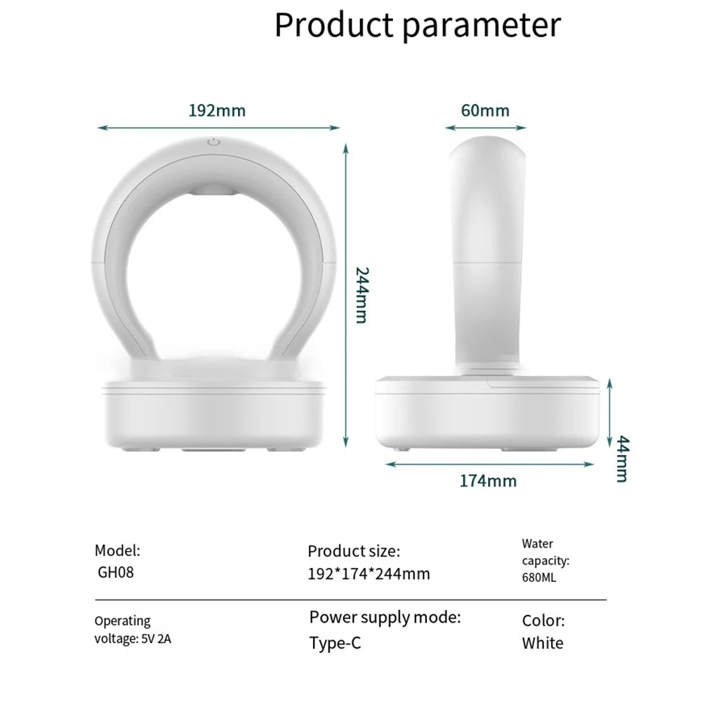 Humidificateur Anti-Gravité Premium – Silence, Bien-Être & Atmosphère Unique
