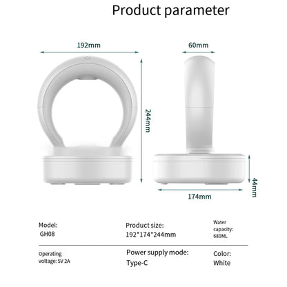 Humidificateur Anti-Gravité Premium – Silence, Bien-Être & Atmosphère Unique