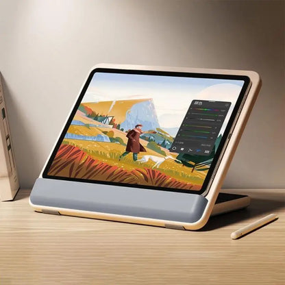 Support PC Portable en Bois – Réglable & Polyvalent
