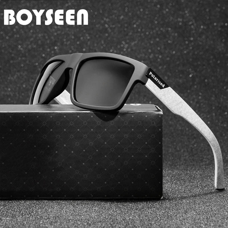 Lunettes de Soleil Homme Polarisées UV400 | Style Rétro Élégant