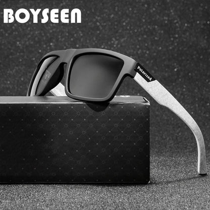 Lunettes de Soleil Homme Polarisées UV400 | Style Rétro Élégant