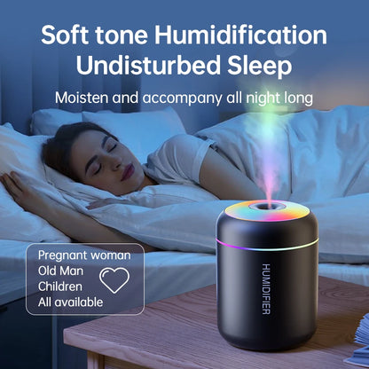 Mini Humidificateur USB 180ml – Brume & Huiles Essentielles