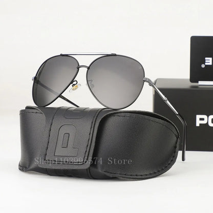 Lunettes de Soleil Homme Polarisées – Style Pilote Haut de Gamme