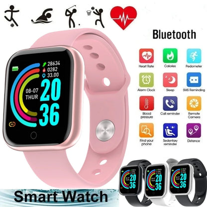 Montre Connectée Y68 & 116Plus – Suivi Santé, Notifications & Sport