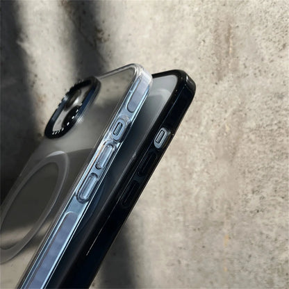 Coque Transparente Magnétique MagSafe pour iPhone 13 à 15 – Pro / Pro Max
