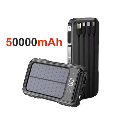 Batterie Solaire 10000mAh – Charge Rapide & Écran LED