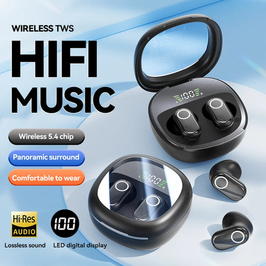Écouteurs TWS Bluetooth 5.3 – HD & Tactiles
