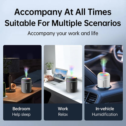 Mini Humidificateur USB 180ml – Brume & Huiles Essentielles