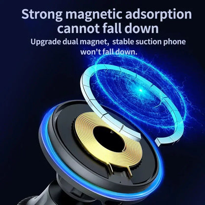 Chargeur Auto MagSafe – Rapide & Sécurisé iPhone 12–15
