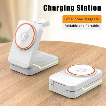 Station MagSafe 30W Pliable – iPhone, Watch & AirPods