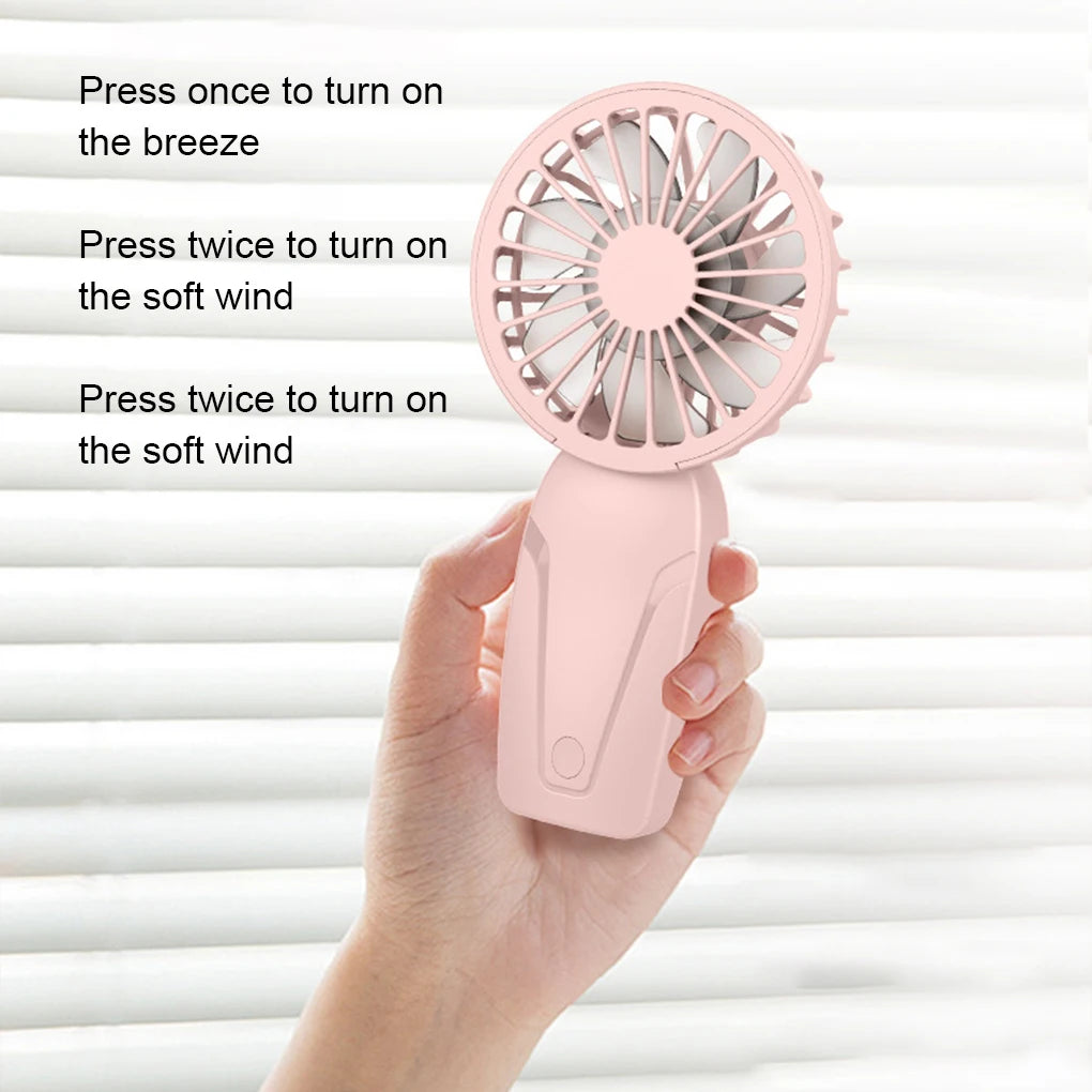 Mini Ventilateur Portable USB – Léger, Silencieux et Rechargeable pour l'Été