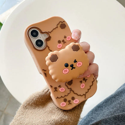 Coque Ours Mignonne™ – iPhone 11 à 16 Pro Max