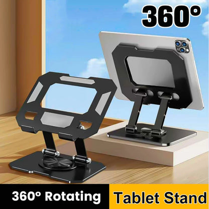 Support Pliable 360° pour PC & Tablette – Aluminium
