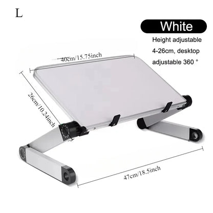 Support PC Portable Réglable – Aluminium Pliable