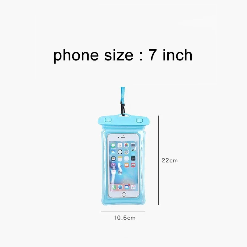 Pochette Étanche Smartphone 7" – Idéale pour Plage & Sports d’Eau