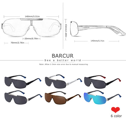 Lunettes de Soleil Sport Homme Polarisées UV400 – BARCUR