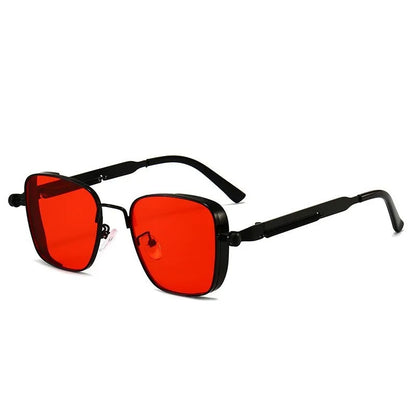 Lunettes de Soleil Homme Polarisées Métal Style Punk UV400