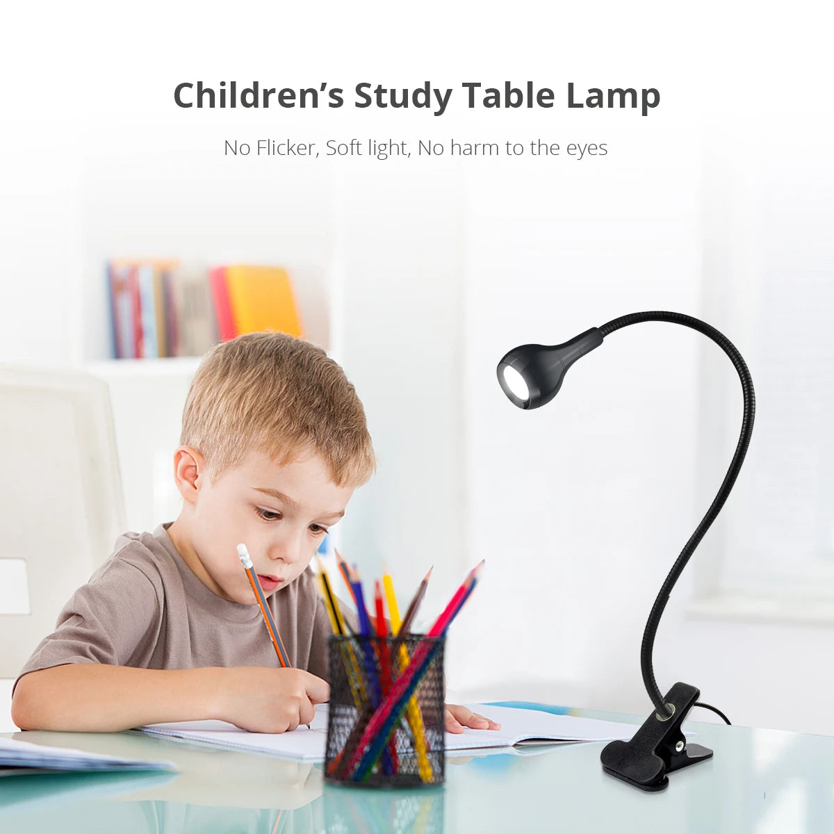 Lampe LED à Clip – Éclairage Précis & Col 360°