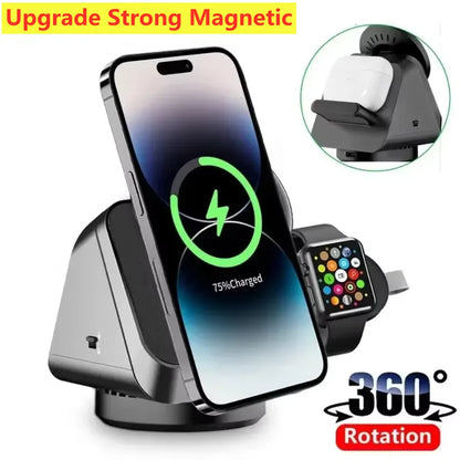 Station de Charge 3-en-1 MagSafe – iPhone, Apple Watch & AirPods