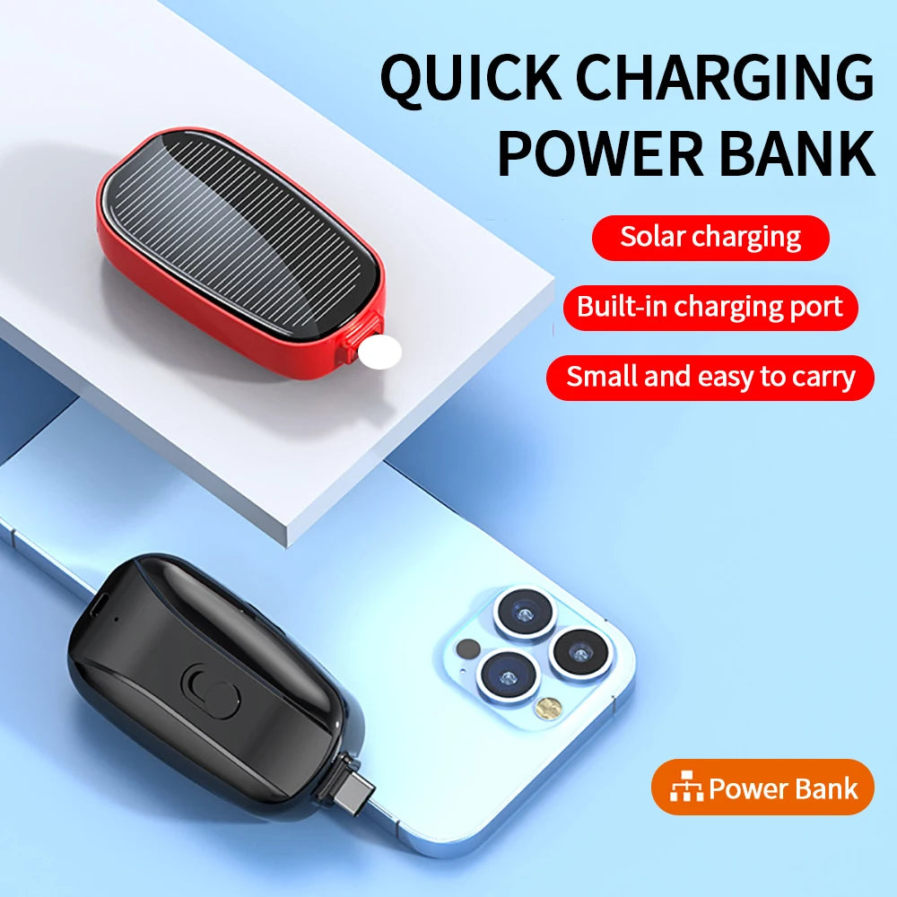 Mini Batterie Solaire 1200mAh USB-C