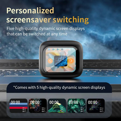 Écouteurs Sans Fil Bluetooth 5.3 – ANC, Écran Tactile, 24h