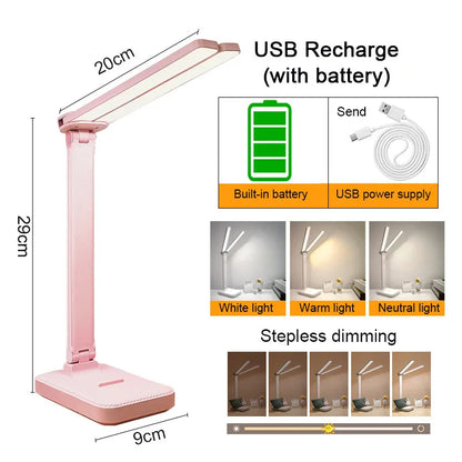 Lampe de Bureau LED Pliable – Élégance & Praticité