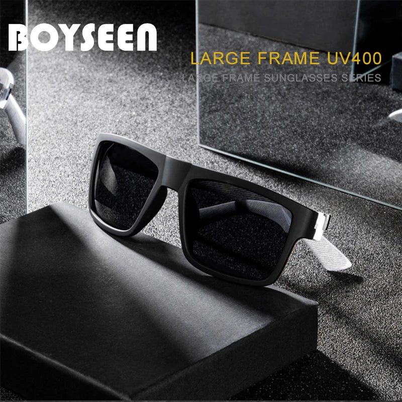 Lunettes de Soleil Homme Polarisées UV400 | Style Rétro Élégant