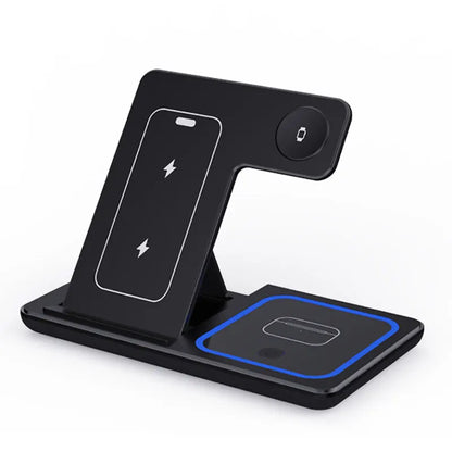 Station de Charge 3 en 1 Pliable – iPhone, Watch & AirPods