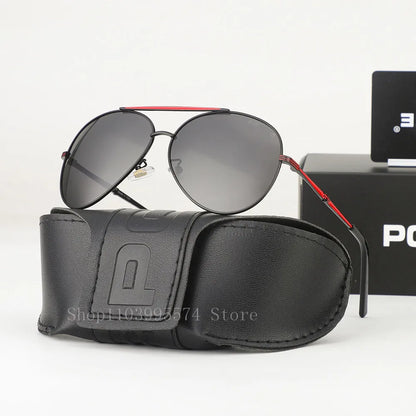 Lunettes de Soleil Homme Polarisées – Style Pilote Haut de Gamme