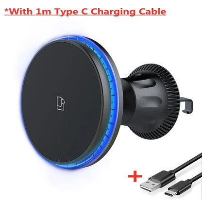 Chargeur Auto MagSafe – Rapide & Sécurisé iPhone 12–15