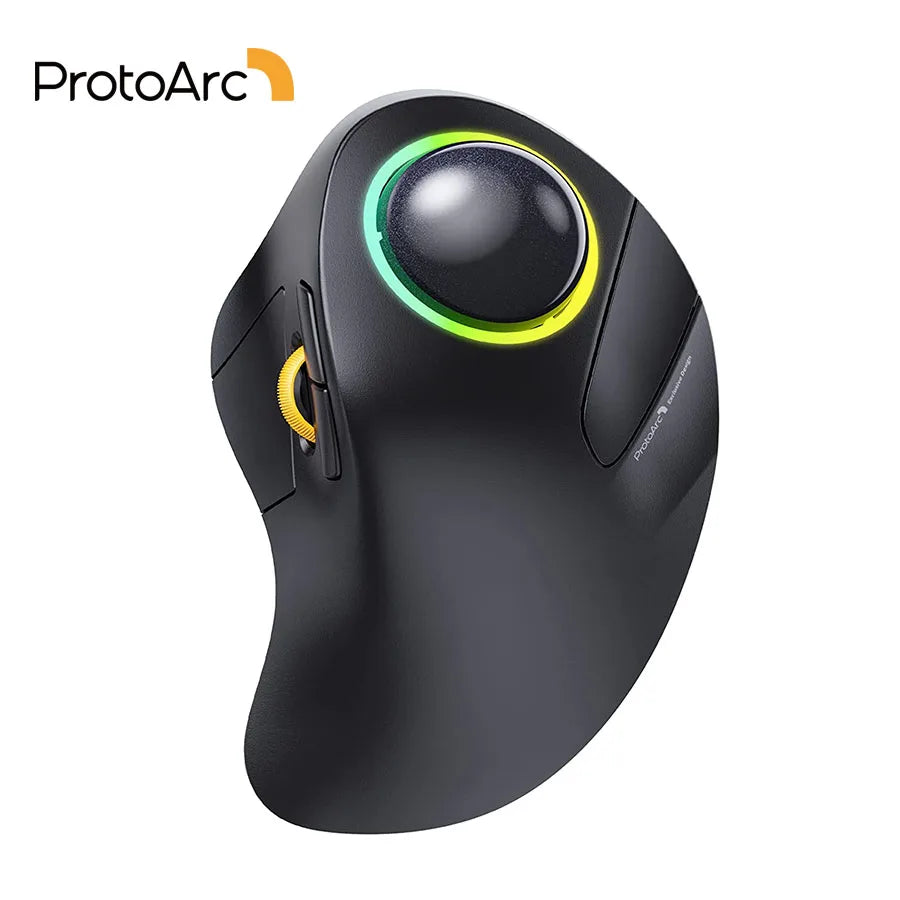 Souris Ergonomique Sans Fil SEENDA EM03 – Trackball Rechargeable Multi-Appareils