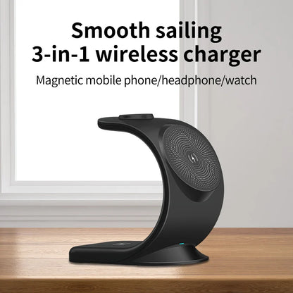 Support MagSafe 3-en-1 – Chargeur iPhone, Watch & AirPods