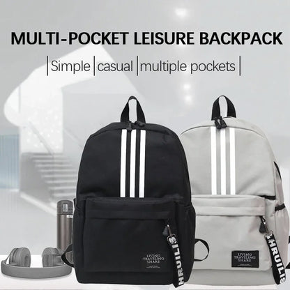 Sac à dos unisexe canvas – école, sport & voyage