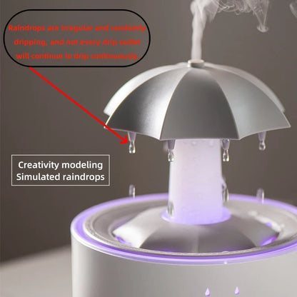 Diffuseur Raindrop LED 300ml – Brume & Télécommande