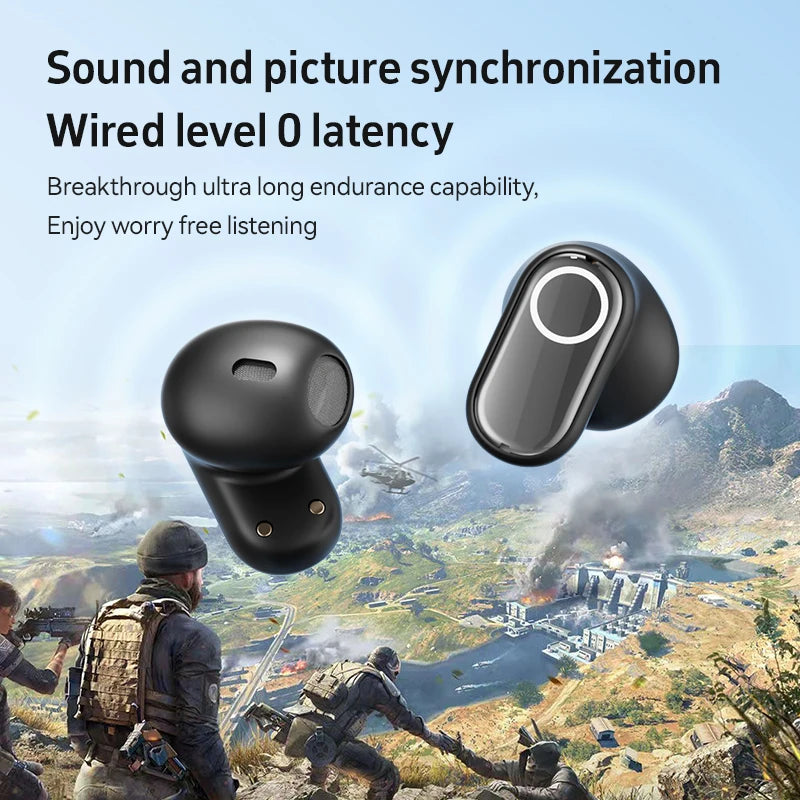 Écouteurs TWS Bluetooth 5.3 – HD & Tactiles