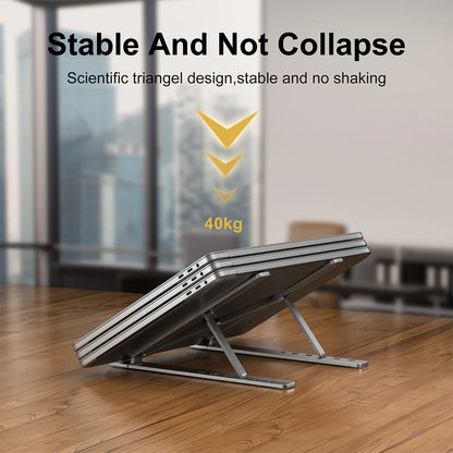 Support PC Portable Réglable – Léger & Ergonomique