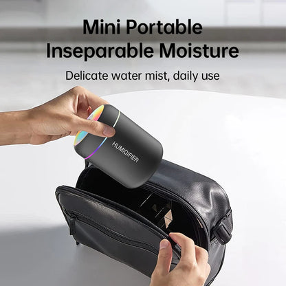 Mini Humidificateur USB 180ml – Brume & Huiles Essentielles