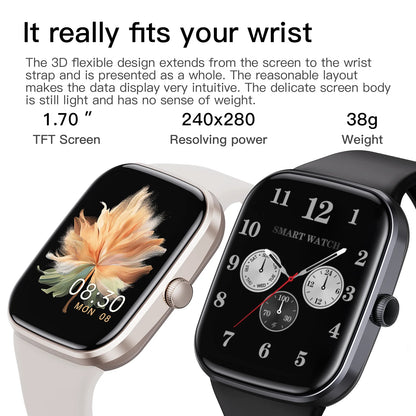Montre Connectée EFFEOKKI – Élégante & Compatible iOS/Android