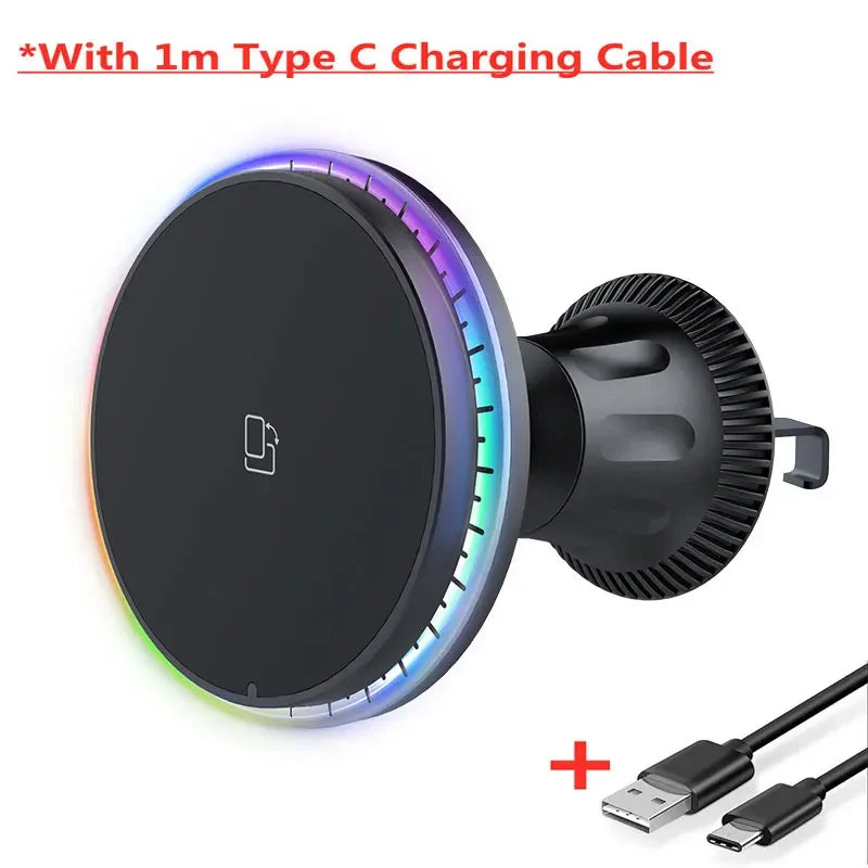 Chargeur Auto MagSafe – Rapide & Sécurisé iPhone 12–15