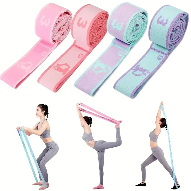 Bande Élastique de Yoga & Fitness – Étirements & Pilates