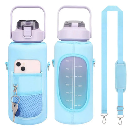 Housse Bouteille Néoprène Avec Sangle Réglable | Porte-Bouteille Épaule