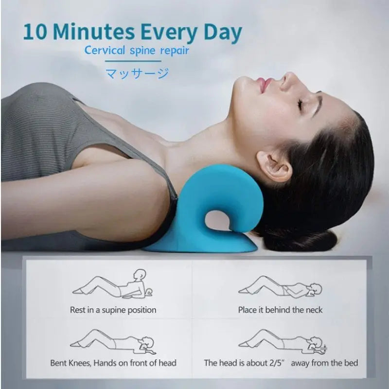 Oreiller Cervical Relax – Soulage Cou & Épaules